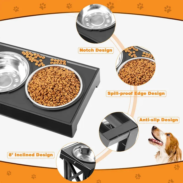 Elevated Dog Feeding Stand