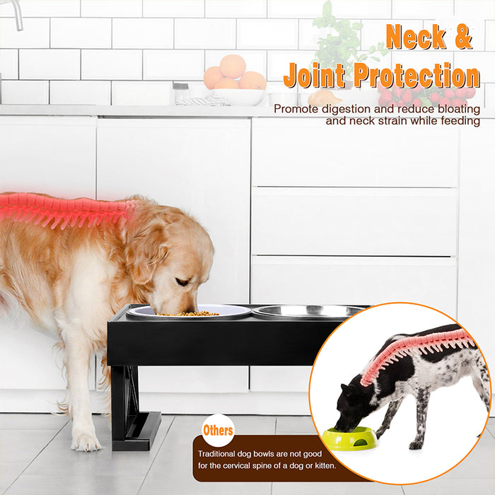 Elevated Dog Feeding Stand